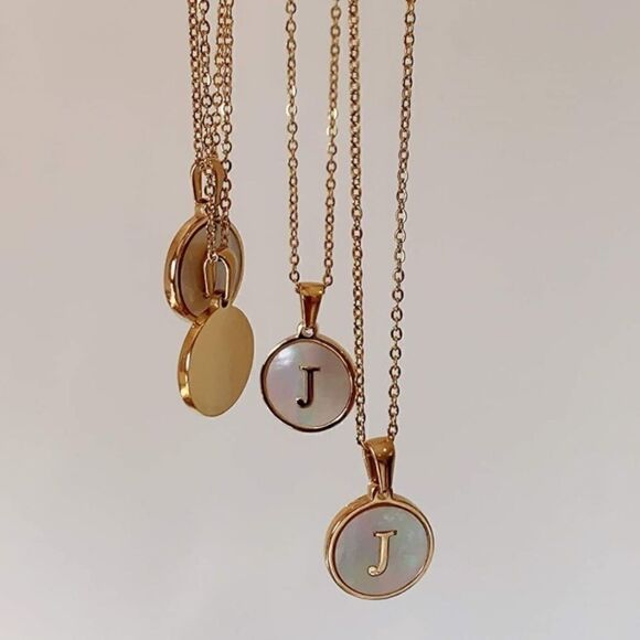 COPY - Delicate Gold and Natural Shell Necklace - Picture 6 of 8